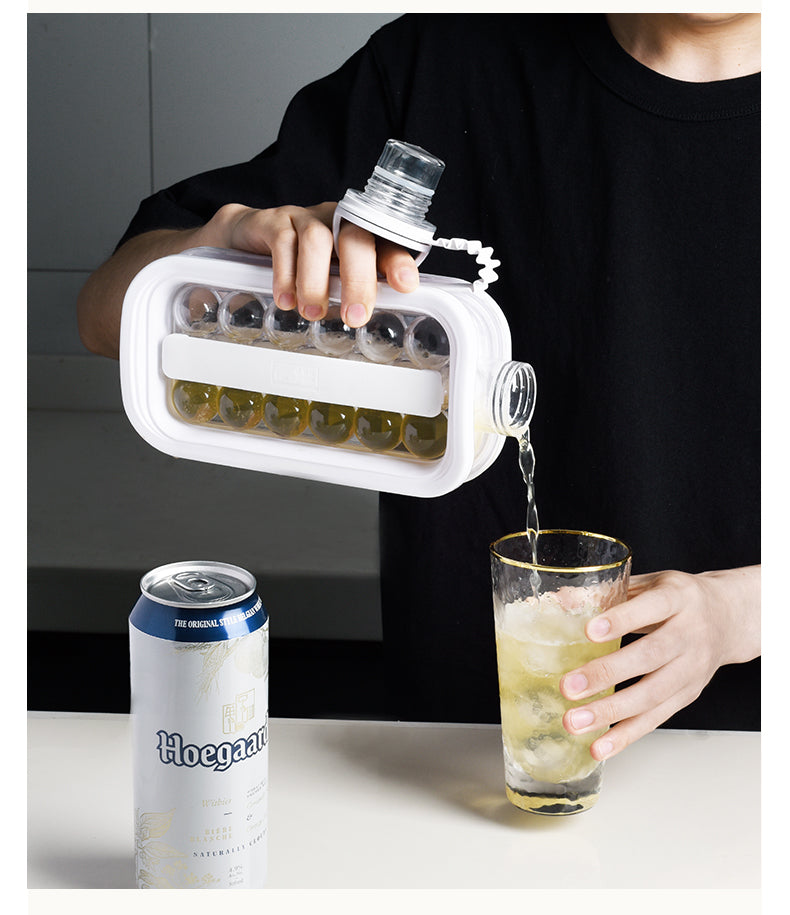 Kivonna™ 2-in-1 Water Bottle with Built-in Ice Cube Tray