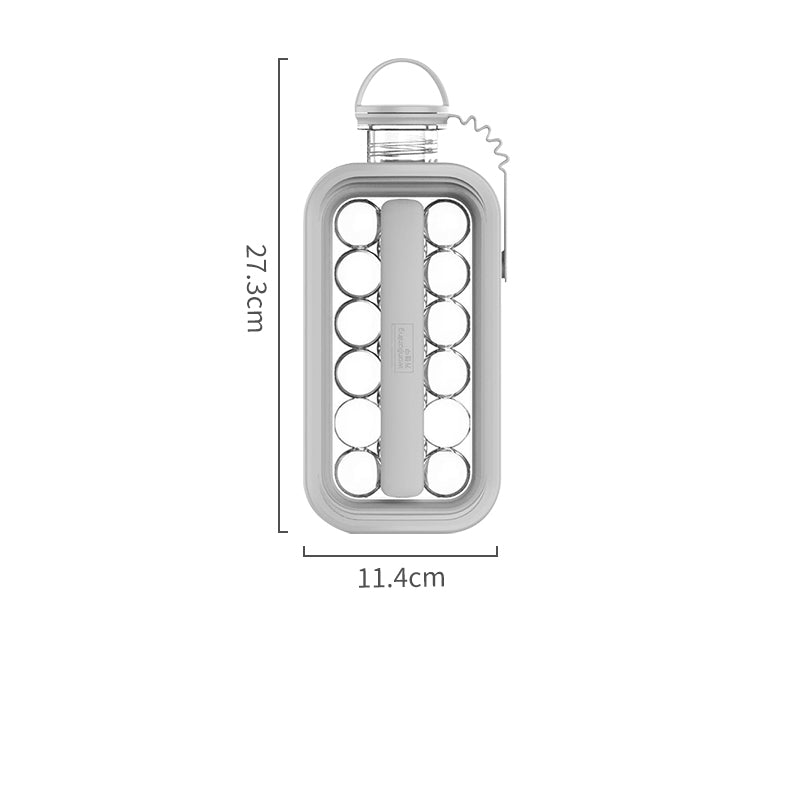 Kivonna™ 2-in-1 Water Bottle with Built-in Ice Cube Tray