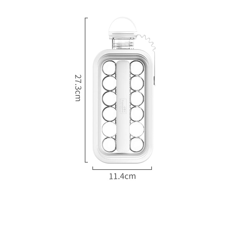 Kivonna™ 2-in-1 Water Bottle with Built-in Ice Cube Tray