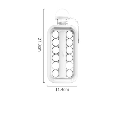 Kivonna™ 2-in-1 Water Bottle with Built-in Ice Cube Tray