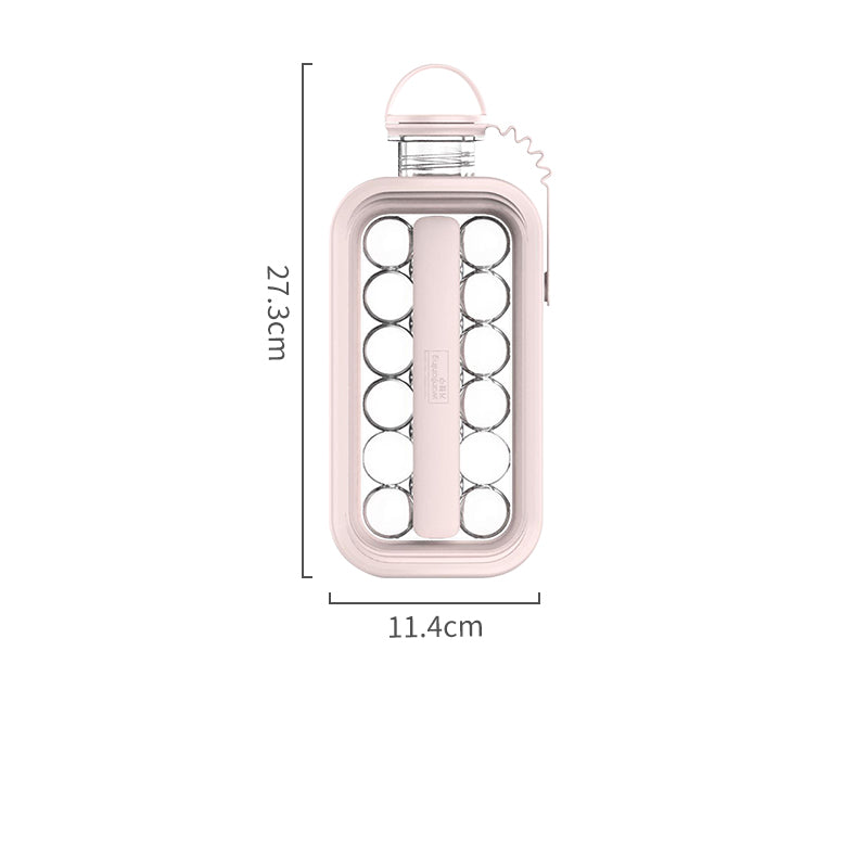 Kivonna™ 2-in-1 Water Bottle with Built-in Ice Cube Tray