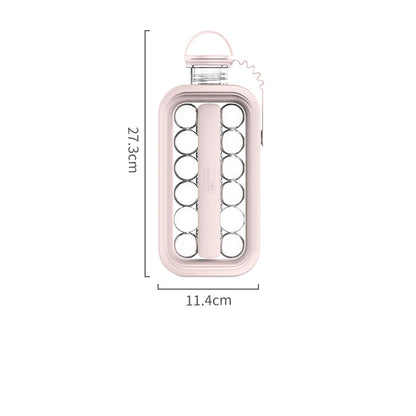 Kivonna™ 2-in-1 Water Bottle with Built-in Ice Cube Tray